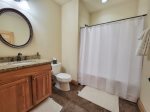 Main Level En Suite Bathroom with Tub/Shower Combo